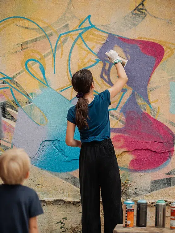 Enfants atelier toulouse Graffiti