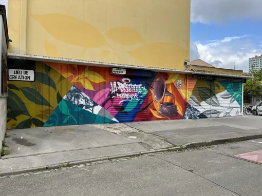 Fresque Imer 1992 passerelle