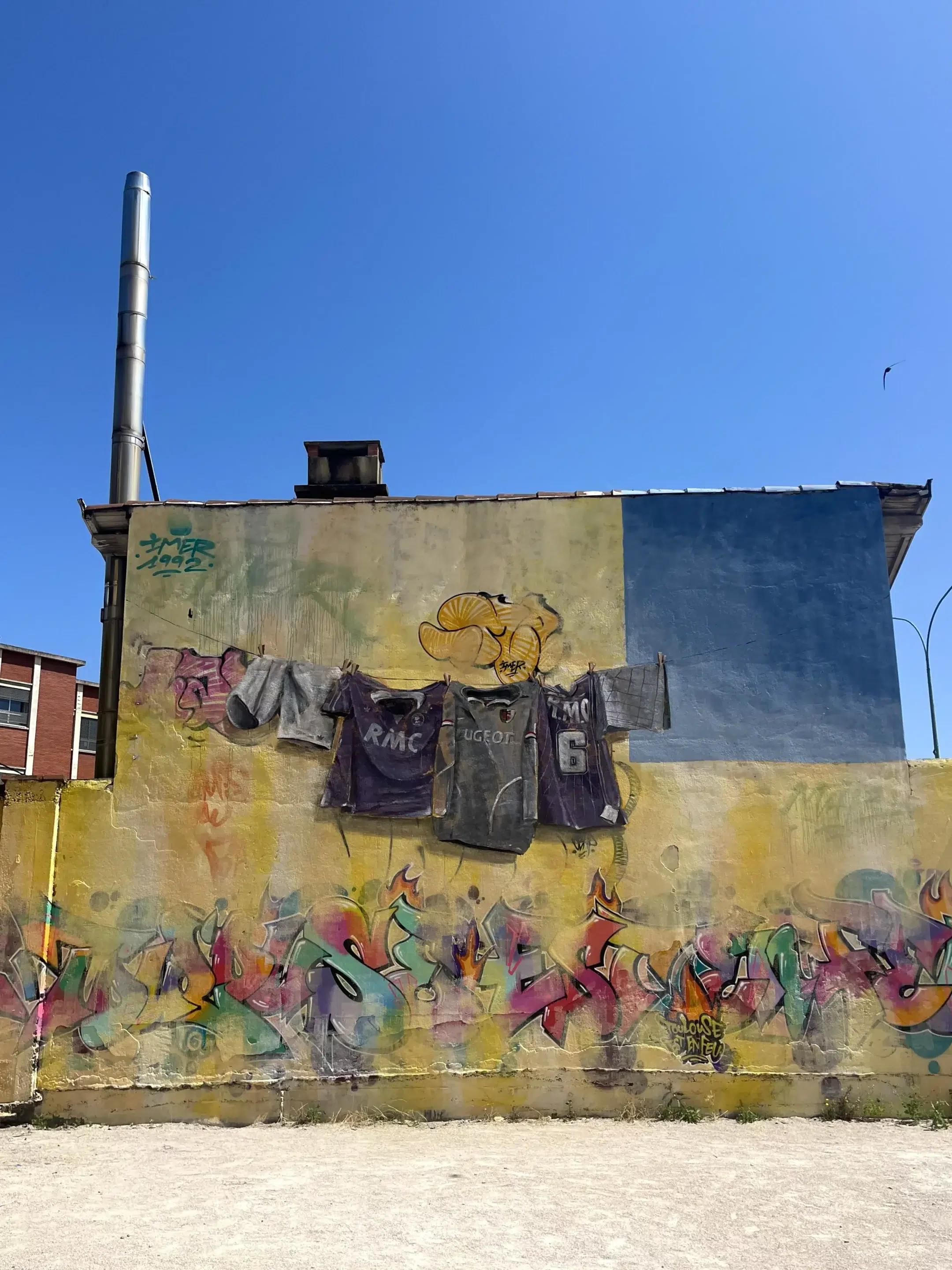 Fresque bâtiment toulouse