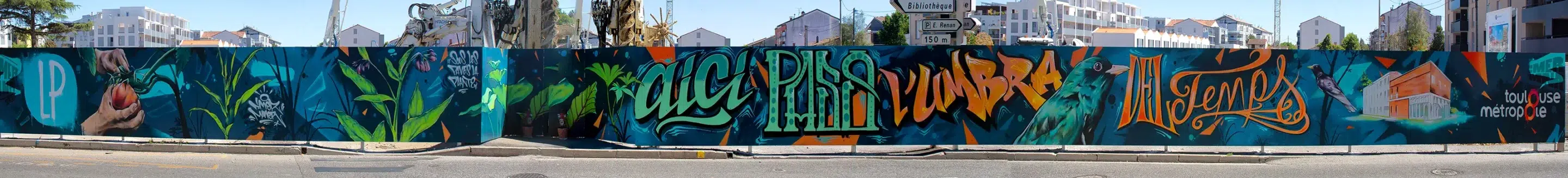 Fresque Imer passerelle